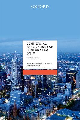 Commercial Applications of Company Law 2019 book