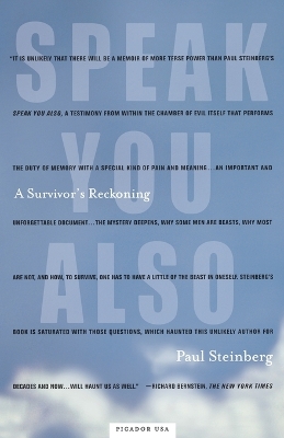 Speak You Also book
