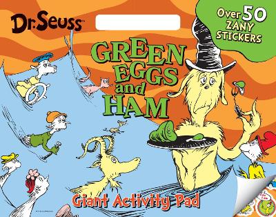 Dr Seuss Green Eggs and Ham Giant Activity Pad book
