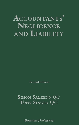 Accountants’ Negligence and Liability by Simon Salzedo KC, KC