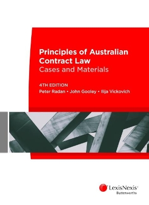 Principles of Australian Contract Law: Cases and Materials book