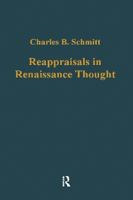 Reappraisals in Renaissance Thought book