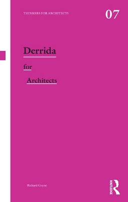 Derrida for Architects book