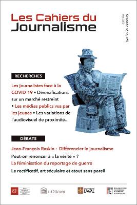 Les Cahiers du Journalisme, V.2, NO5 book