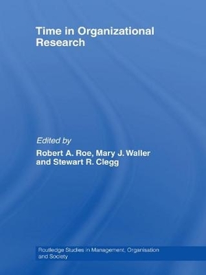 Time in Organizational Research by Robert A. Roe