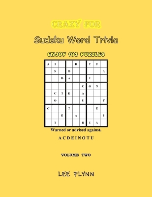Crazy For Sudoku Word Trivia: Volume Two book