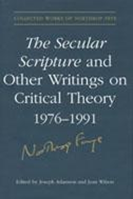 Secular Scripture and Other Writings on Critical Theory, 1976?1991 book