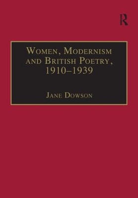Women, Modernism and British Poetry, 1910 1939 book