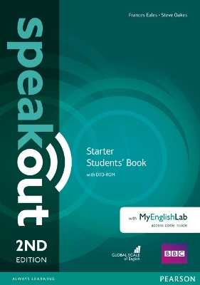 Speakout Starter 2nd Edition Students' Book for DVD-ROM and MyEnglishLab Pack book