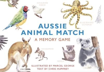 Aussie Animal Match: A Memory Game by Chris Humfrey