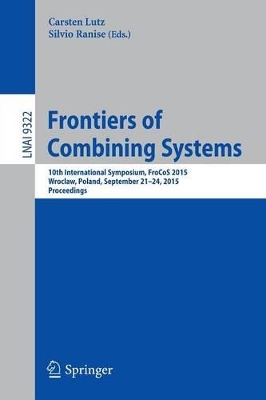 Frontiers of Combining Systems book