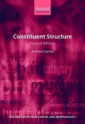 Constituent Structure book