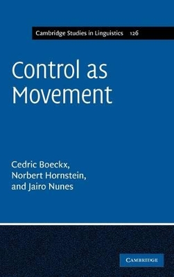 Control as Movement book