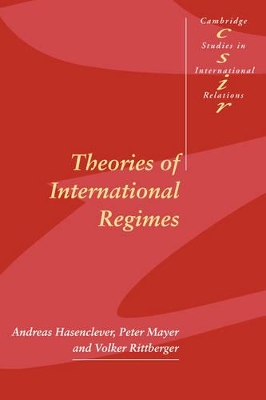 Theories of International Regimes by Andreas Hasenclever