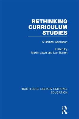 Rethinking Curriculum Studies book