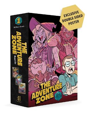 The Adventure Zone Boxed Set: Here There Be Gerblins, Murder on the Rockport Limited! and Petals to the Metal book