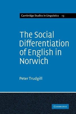 Social Differentiation of English in Norwich book