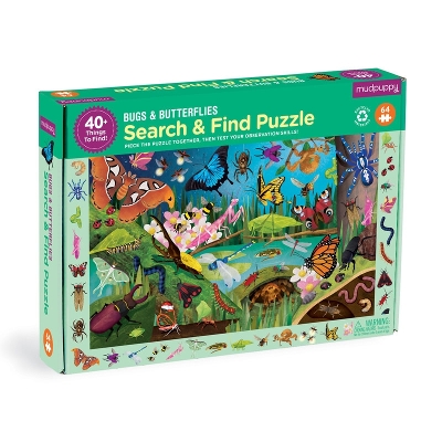 Bugs & Butterflies 64 Piece Search & Find Puzzle book