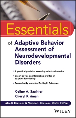 Essentials of Adaptive Behavior Assessment of Neurodevelopmental Disorders book