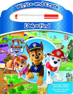 Paw Patrol Write & Erase Look & Find OP book