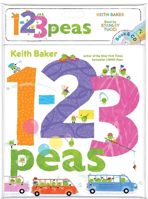 1-2-3 Peas: Book & CD by Keith Baker
