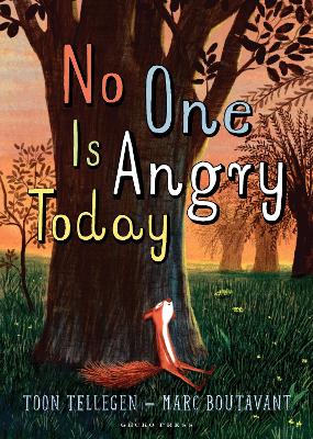 No One Is Angry Today book