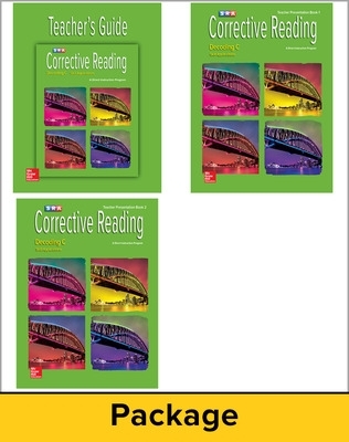 Corrective Reading Decoding Level C, Teacher Materials Package by McGraw Hill