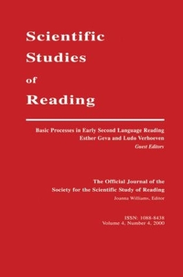 Basic Processes in Early Second Language Reading by Esther Geva