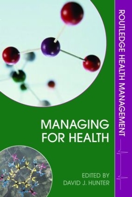 Managing for Health book