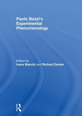 Paolo Bozzi's Experimental Phenomenology by Ivana Bianchi