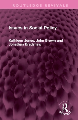 Issues in Social Policy book