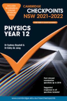 Cambridge Checkpoints NSW Physics Year 12 2021-2022 book