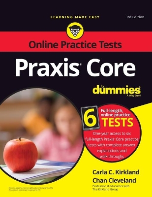 Praxis Core For Dummies with Online Practice Tests book