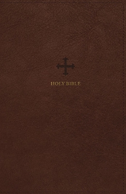 NRSV Large Print Standard Catholic Bible, Brown Leathersoft (Comfort Print, Holy Bible, Complete Catholic Bible, NRSV CE): Holy Bible book