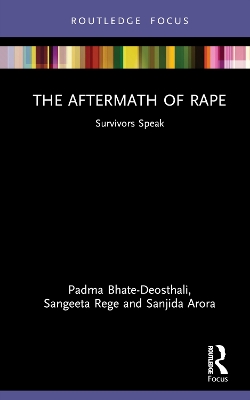 The Aftermath of Rape: Survivors Speak by Padma Bhate-Deosthali