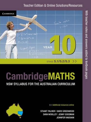 Cambridge Mathematics NSW Syllabus for the Australian Curriculum Year 10 5.1, 5.2 and 5.3 Teacher Edition book