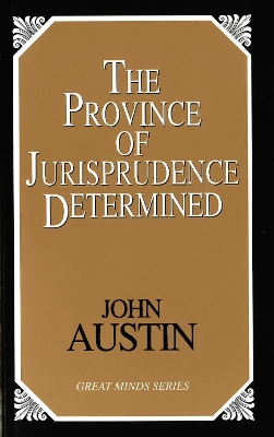 Province Of Jurisprudence Determined book