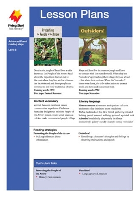 Lesson Plan - Protecting the People of the Arrow / Outsiders! book