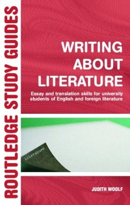 Writing About Literature book