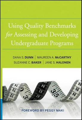 Using Quality Benchmarks for Assessing and Developing Undergraduate Programs book