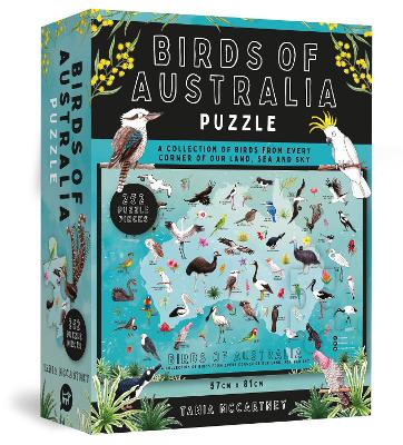 Birds of Australia Puzzle: 252-Piece Jigsaw Puzzle by Tania McCartney