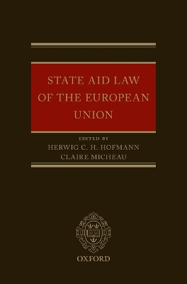State Aid Law of the European Union book