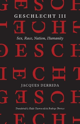 Geschlecht III: Sex, Race, Nation, Humanity book
