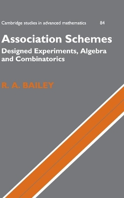 Association Schemes by R. A. Bailey