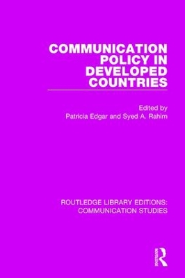 Communication Policy in Developed Countries by Patricia Edgar