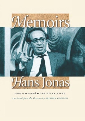 Memoirs – Hans Jonas book