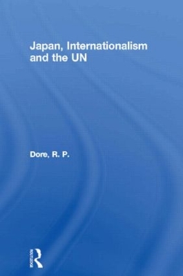 Japan, Internationalism and the UN book