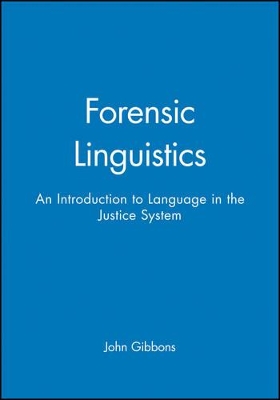 Forensic Linguistics book