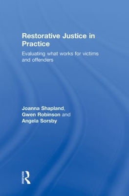 Restorative Justice in Practice book