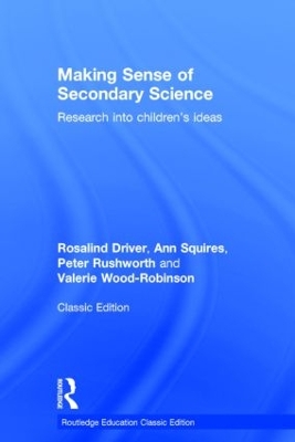 Making Sense of Secondary Science book